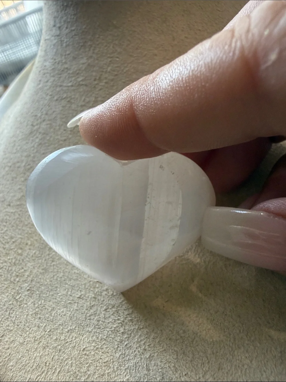 Lumurian Quartz Crystal Heart Shape!